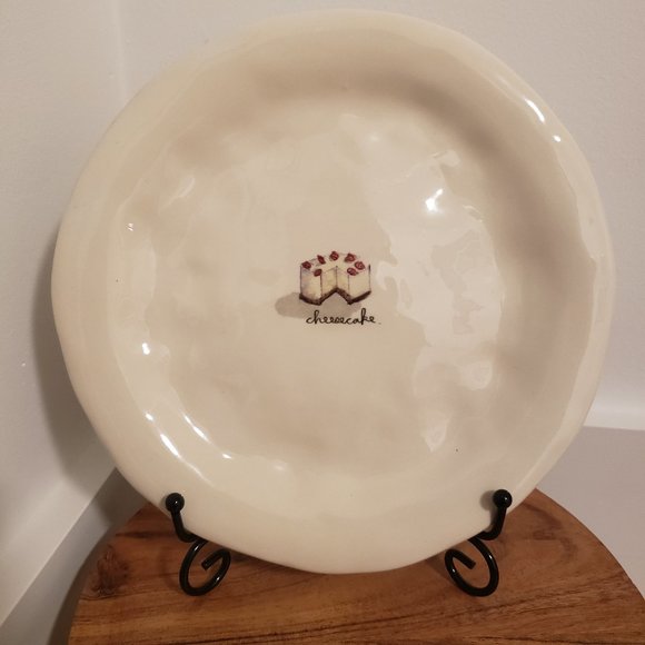 Rae Dunn HTF Cheesecake Plate - Picture 1 of 2